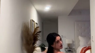 Camilla Araujo Red Mesh Bodysuit Masturbate Video