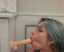 Alekssecret BJ Dildo in Bath – Onlyfans video Hot