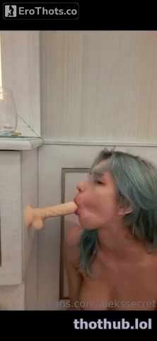 Alekssecret BJ Dildo in Bath – Onlyfans video Hot